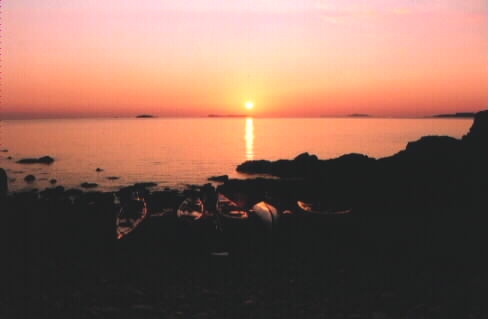 couché de soleil à Mull