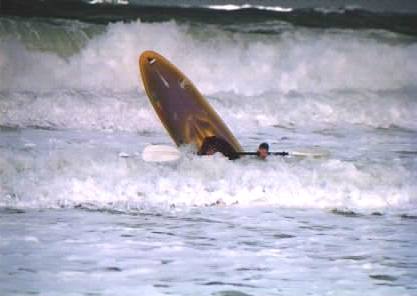 Surf en kayak