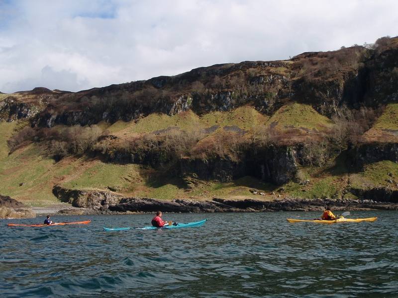 kayak en Ecosse près d'Oban (photos par Anne Brétéché)