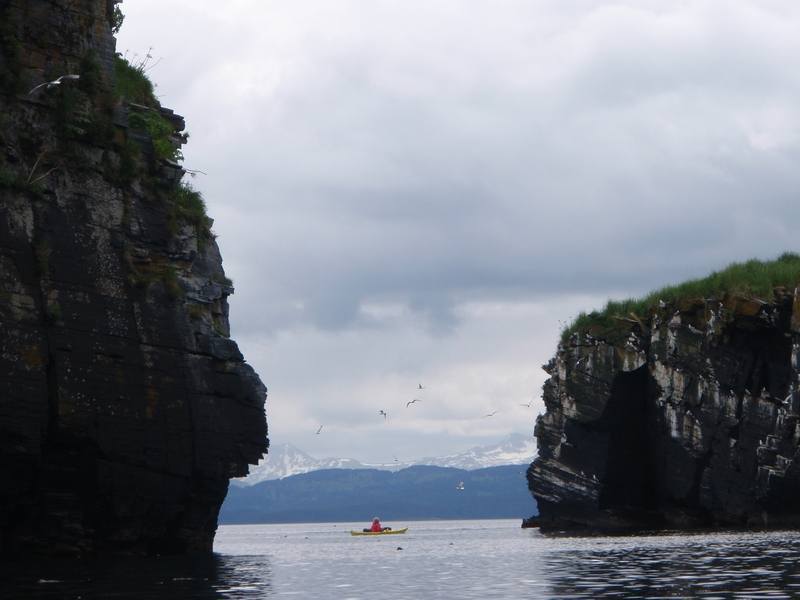 Paysage de l'île de kodiak en Alaska