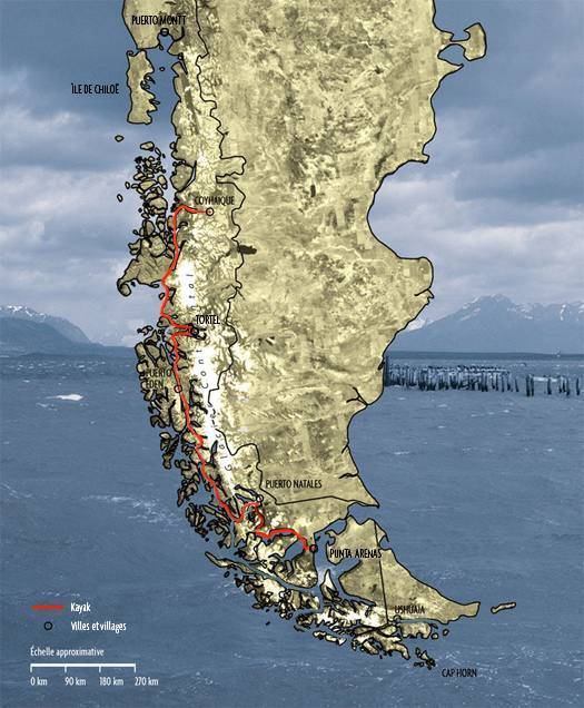 carte de patagonie
