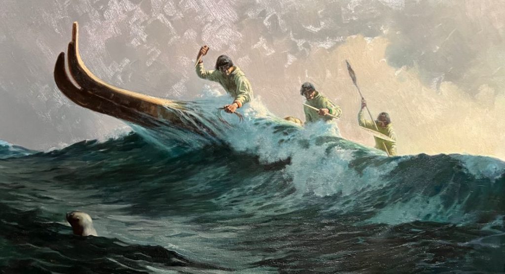 Kayak - Tableau - Musée d'Anchorage