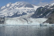 Glacier Sourire Harriman fjord dans Prince William Sound